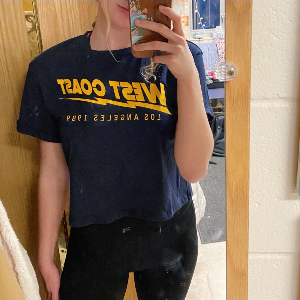West Coast Cropped Tee